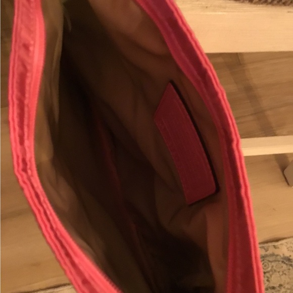 Coach Pink Crossbody Bag with Signature Pattern - Picture 6 of 6